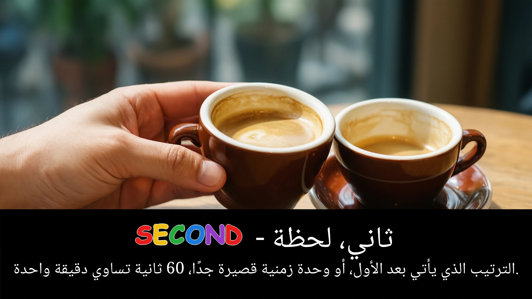 Arabic Illustration for second